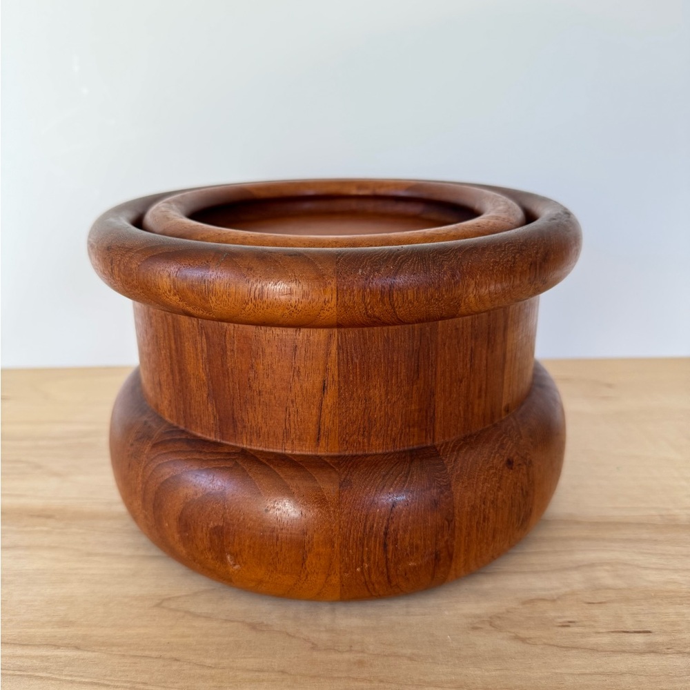 1960’s Teak Ice Bucket by Nissen Denmark